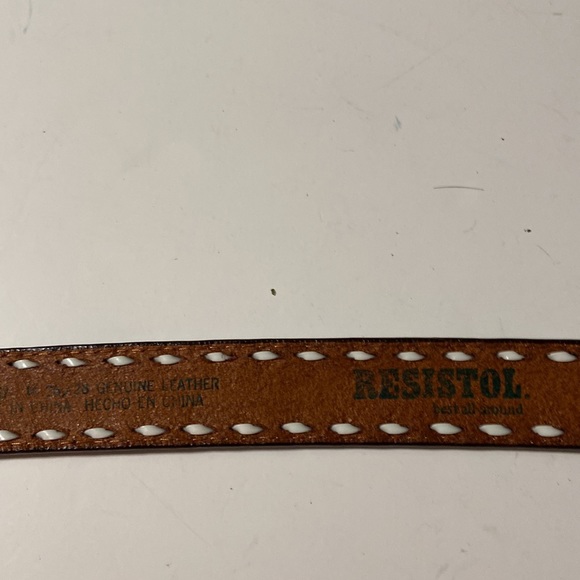 NWT leather Kids Belt with belt buckle - Picture 3 of 5